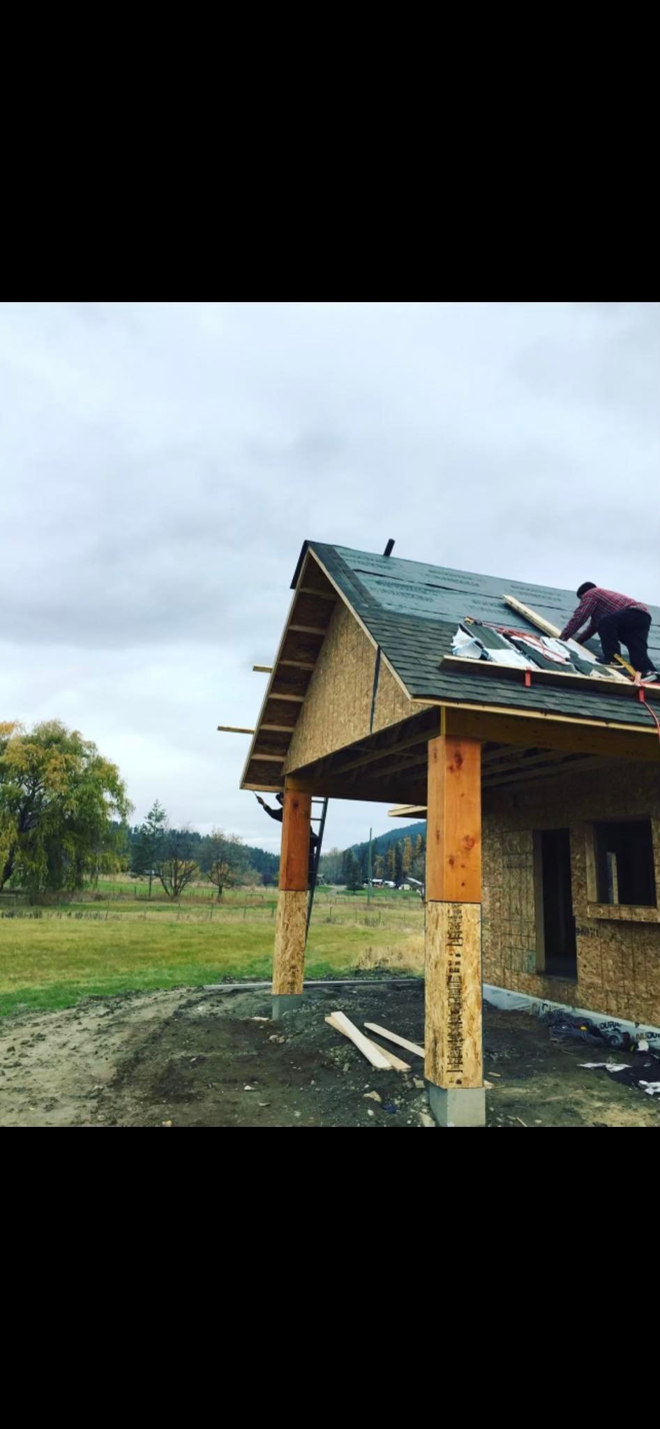 Cedar shake to asphalt shingle conversion in Harrison BC